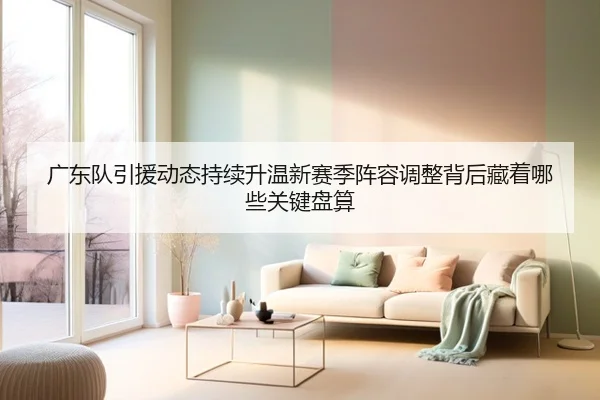 广东队引援动态持续升温新赛季阵容调整背后藏着哪些关键盘算
